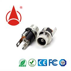 DC-025,DC母座，DC音叉插頭，插板母座，充電頭，DC plug,連接器，適配器插頭，端子，防水母座，DC插頭廠家