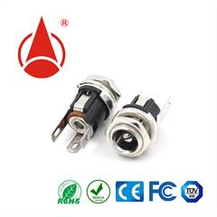 DC-025M,DC母座，DC音叉插頭，插板母座，充電頭，DC plug,連接器，適配器插頭，端子，防水母座，DC插頭廠家