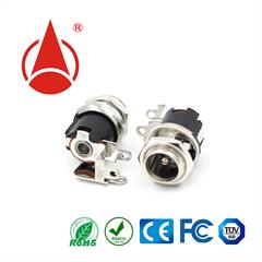 DC-025MT,DC母座，DC音叉插頭，插板母座，充電頭，DC plug,連接器，適配器插頭，端子，防水母座，DC插頭廠家